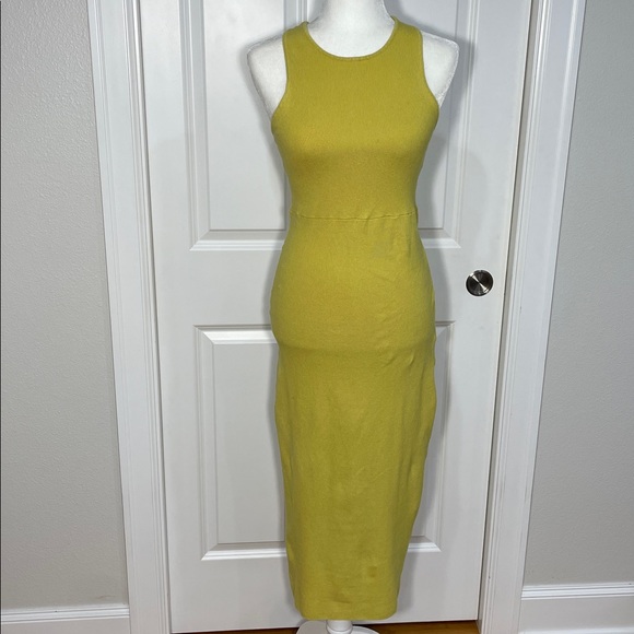 Free People Beach Coronado Maxi Dress Small Sleeveless Ribbed Crisscross Back - Picture 2 of 16